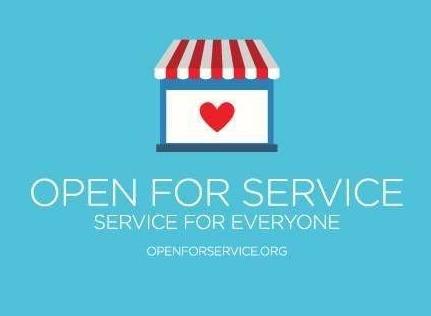 Open for service to everyone